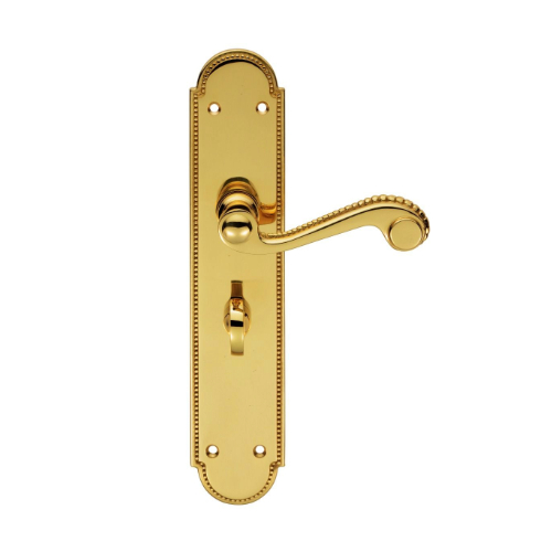 CHESHAM LEVER HANDLE ON LONG BACKPLATE